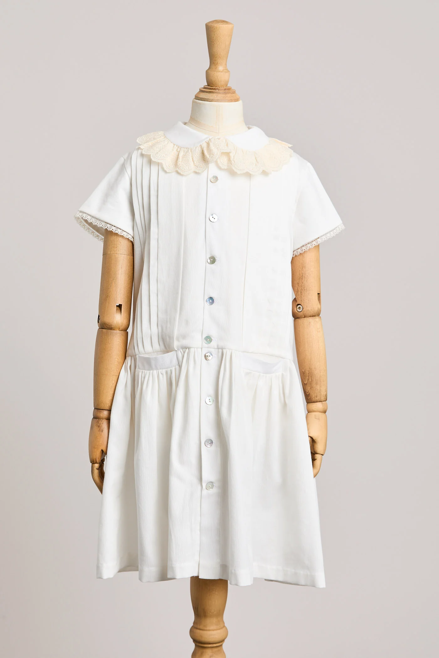 Pretzel White Cloud Dress