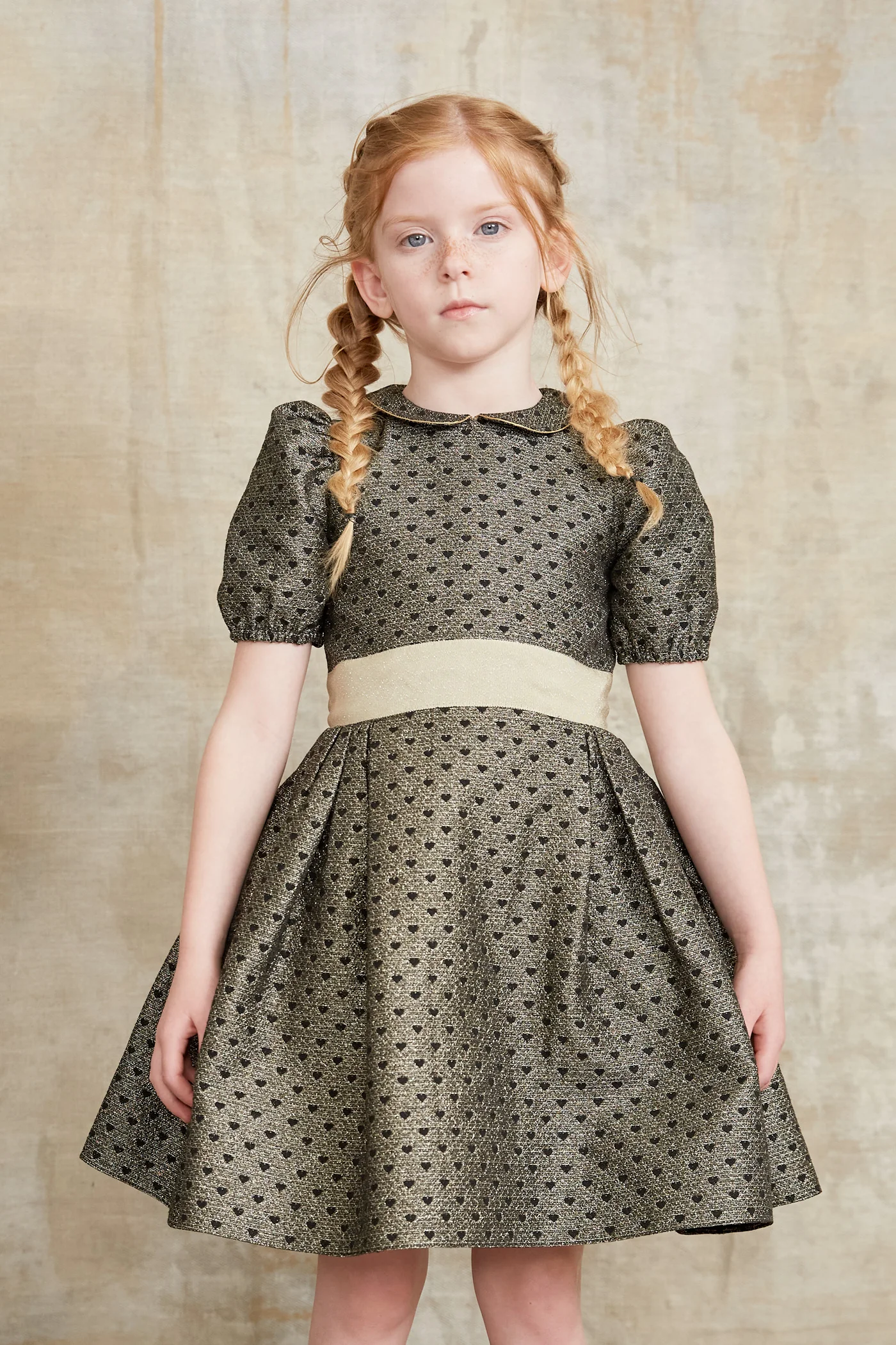 Queen Dress In Hearts Jacquard - Occasional Party