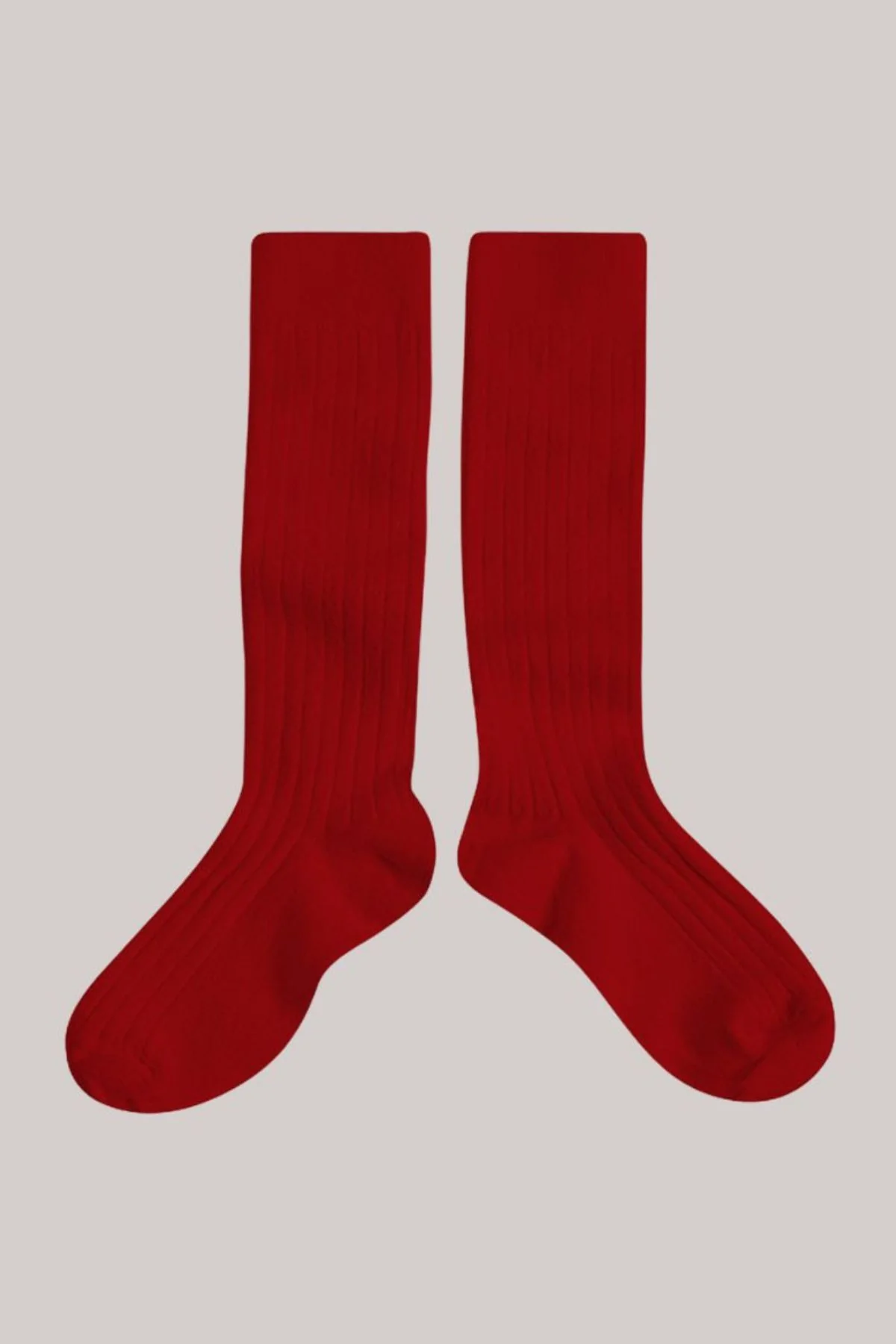 Collégien X Strawberries & Cream - La Haute Knee High Socks - Châtaigne