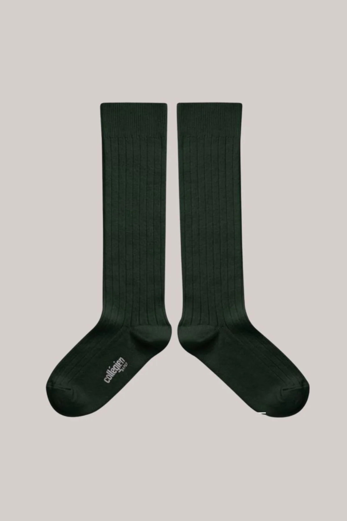 Collégien X Strawberries & Cream - La Haute Knee High Socks - Vert Foret