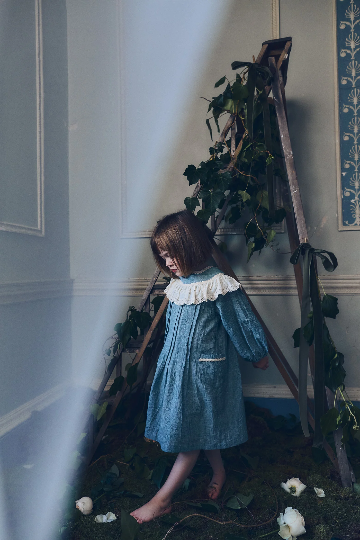 Salt Dress in Teacup Teal Cream - Image 4
