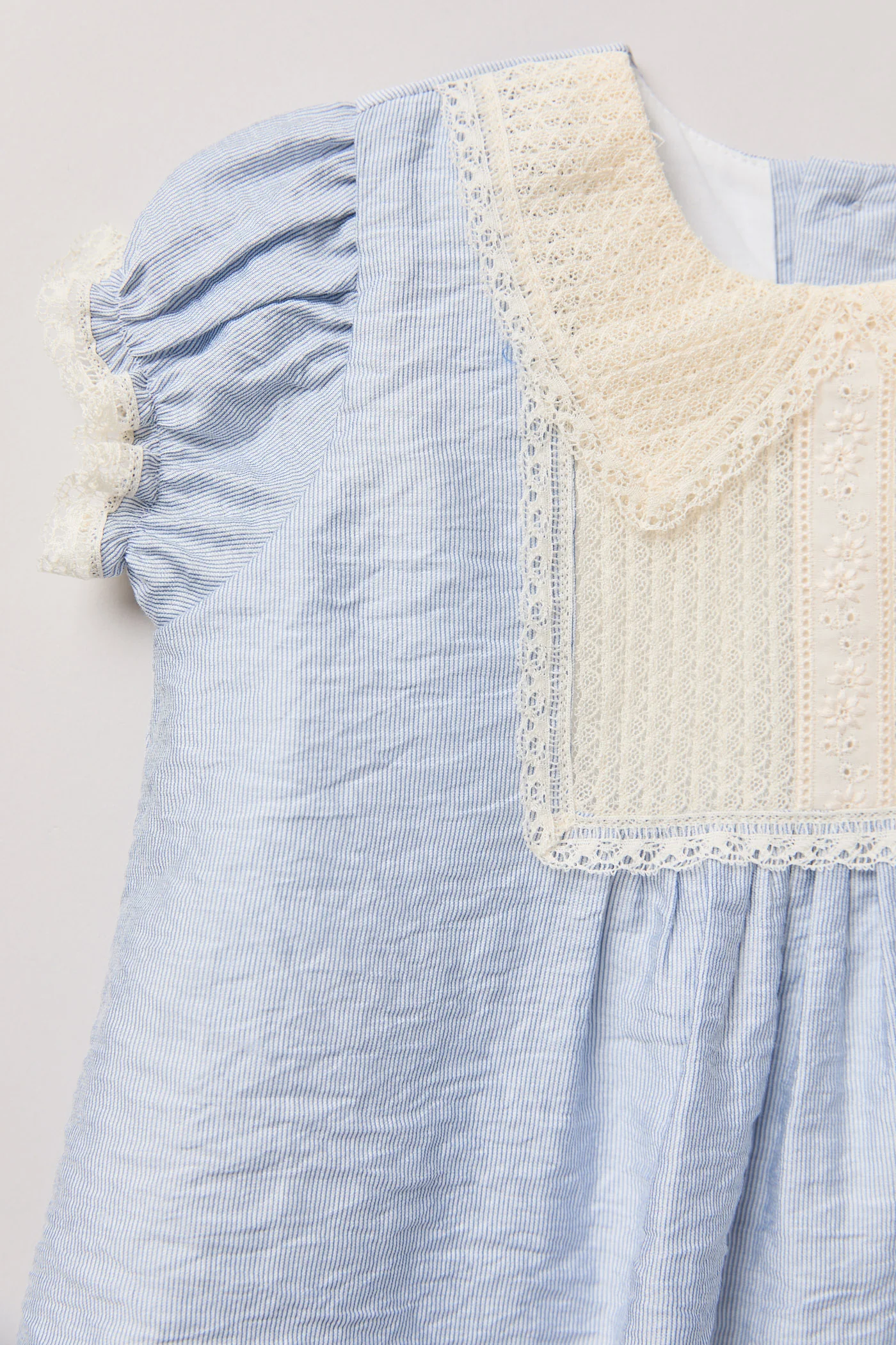 Baby Pleated Dress in Seaside - Image 3