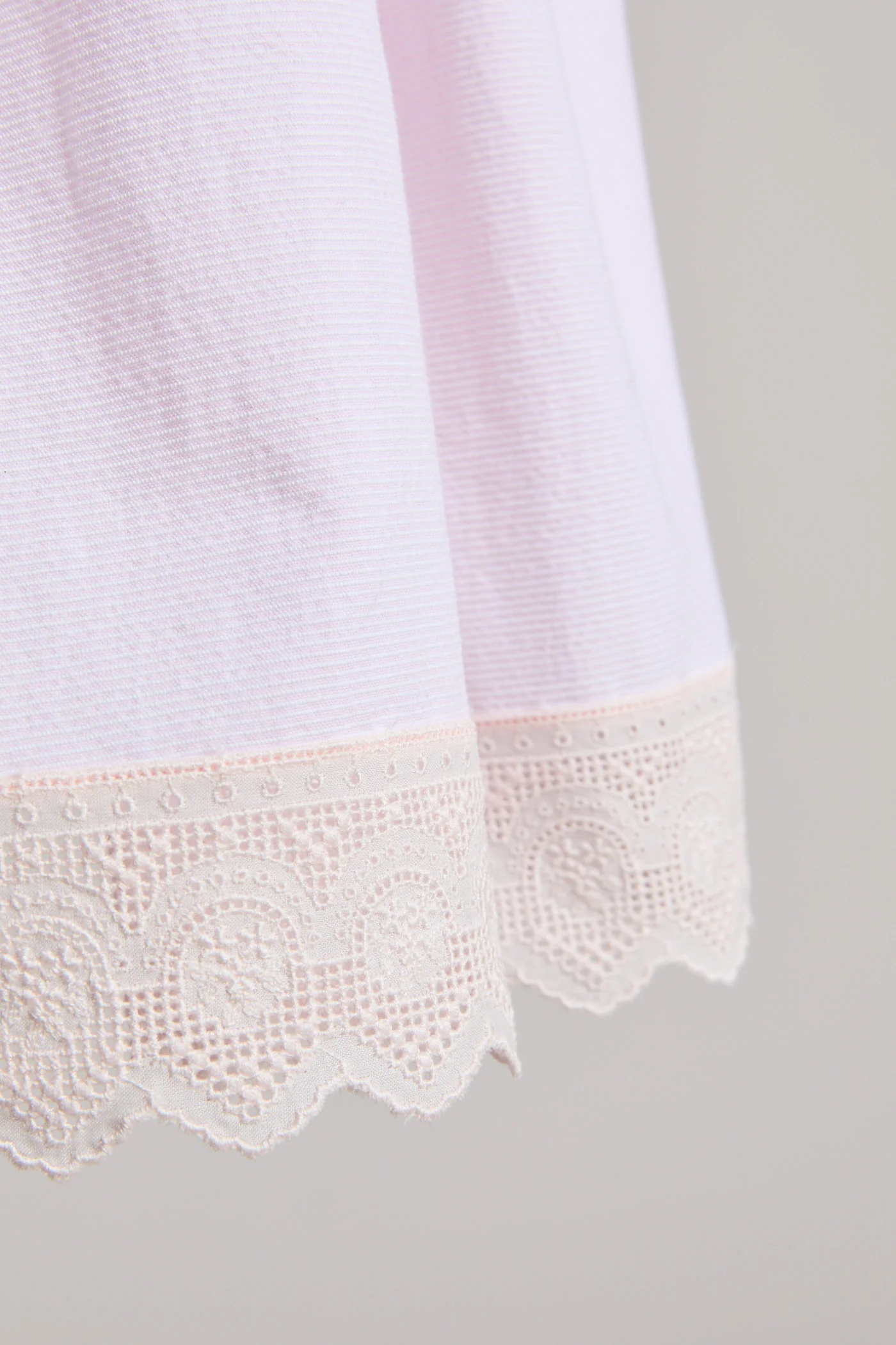 Short Butterfly Dress Pink Stripes - Image 6