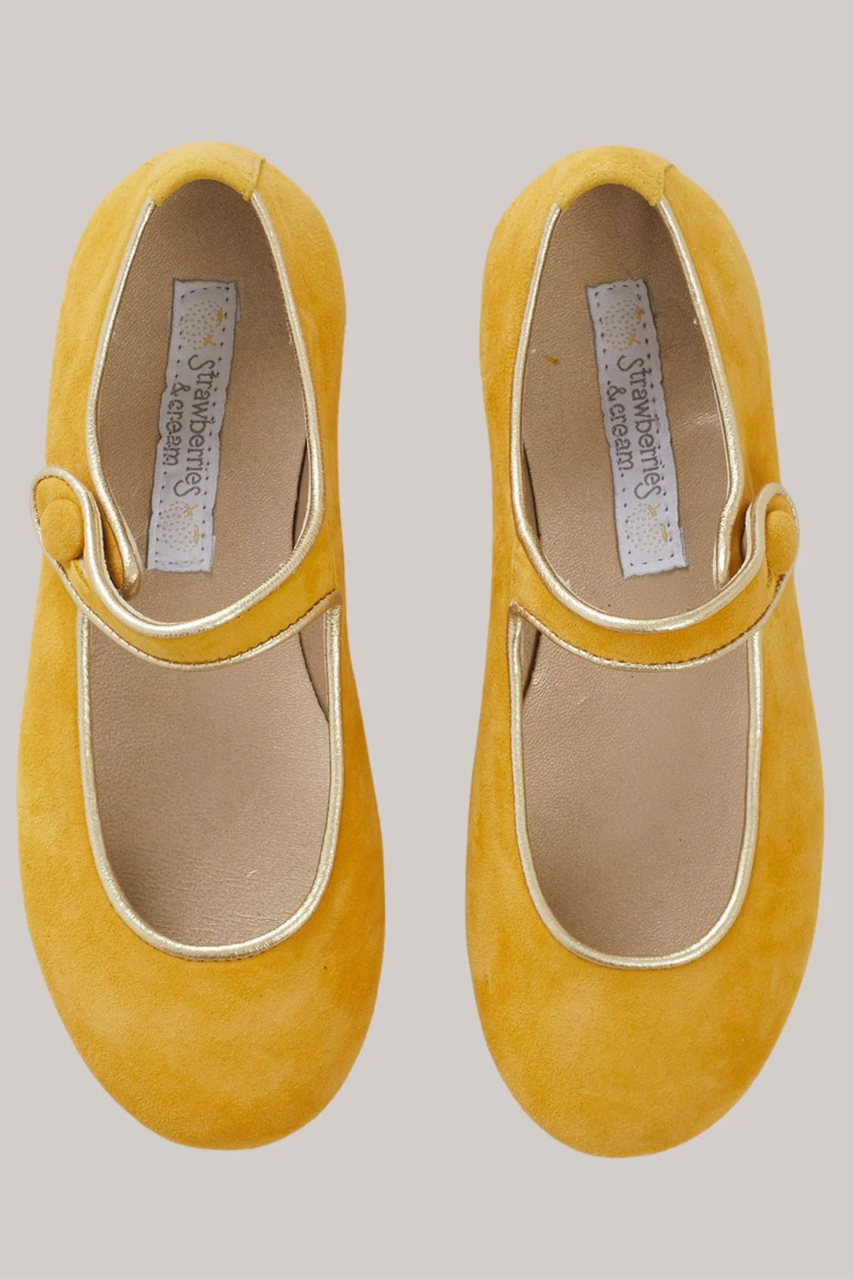Mary Jane - Suede Mustard