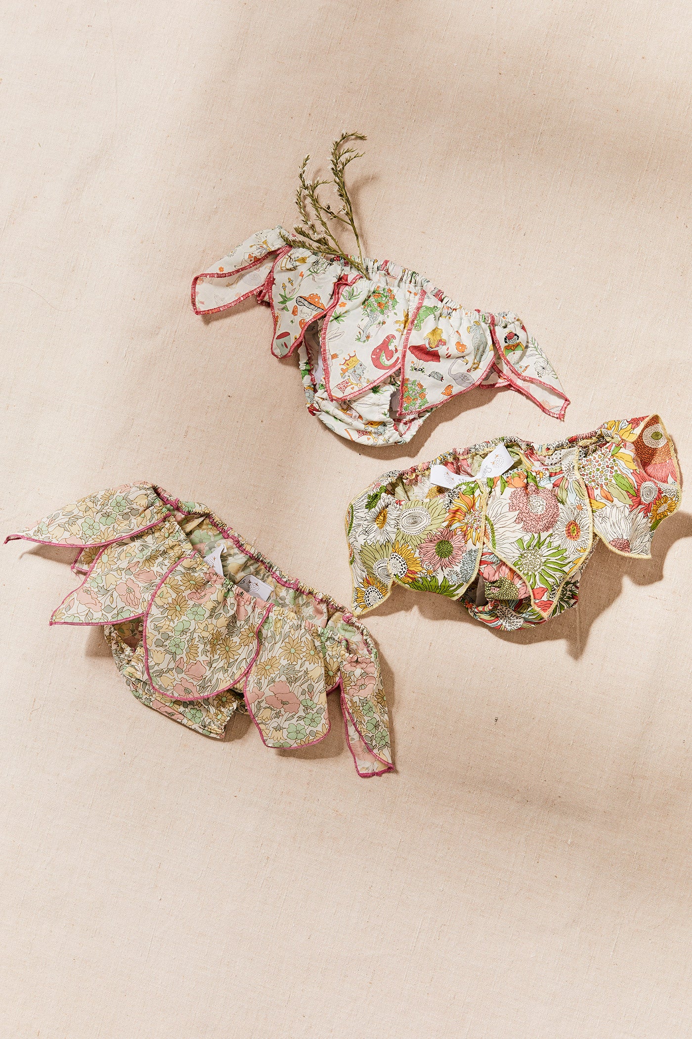 Teardrop in sunflowers Liberty fabric - Swimwear Bottoms - Image 2