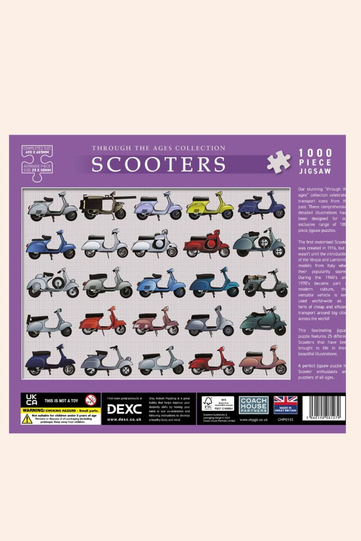 The Coach House - Scooters - 1000 Pieces Jigsaw - Image 2