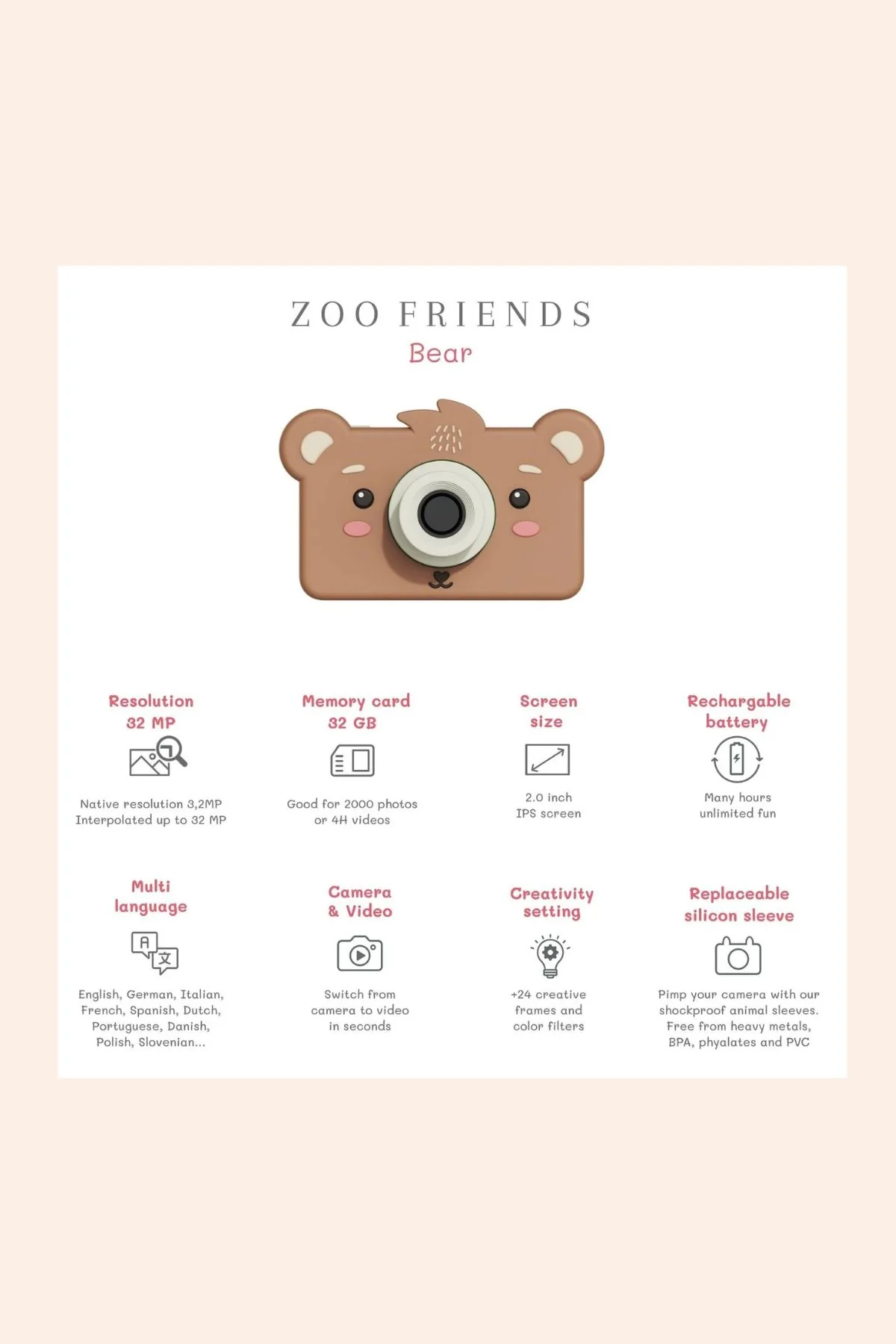 The Zoo Family - Zoo Friends - The Bear - Image 3