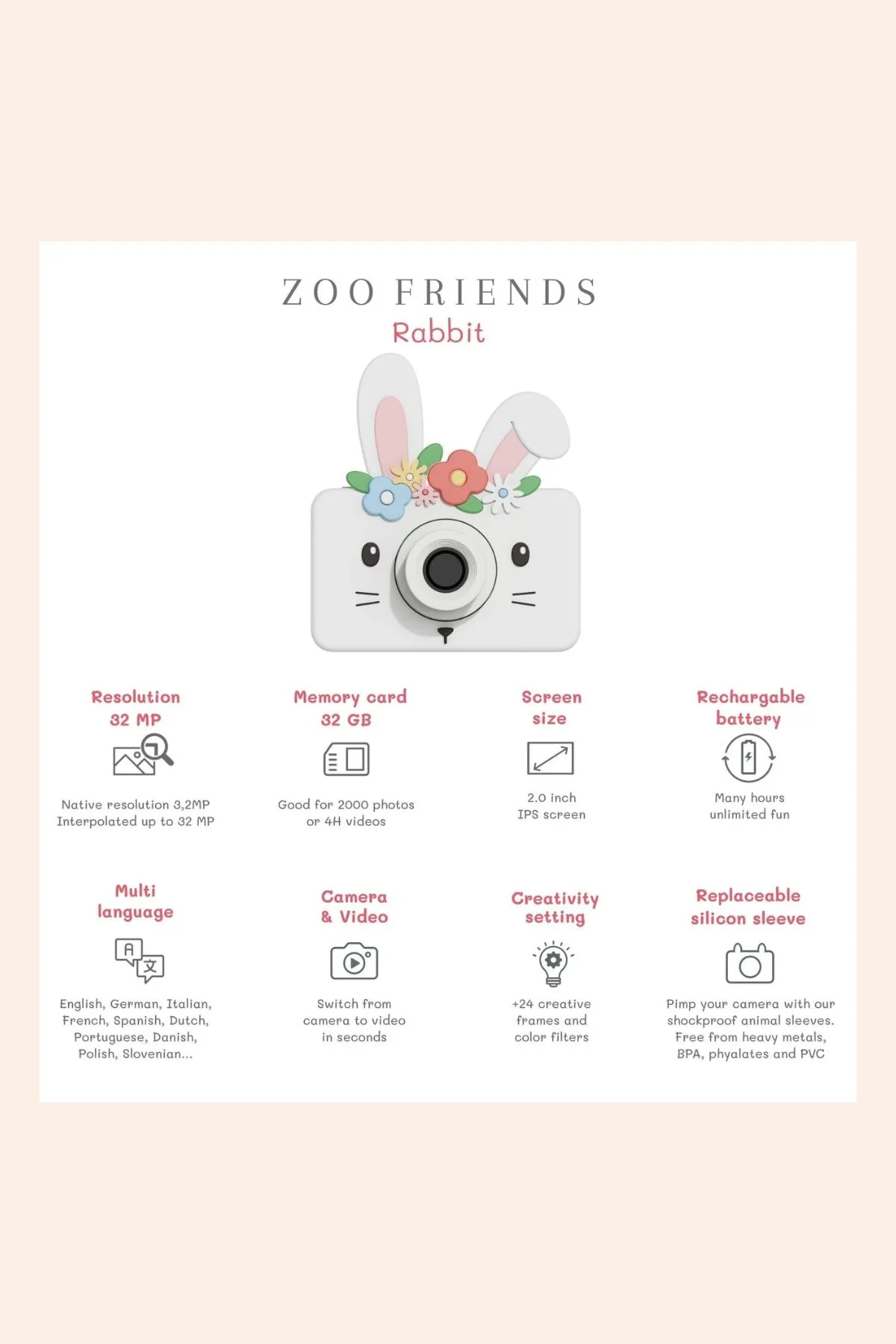The Zoo Family - Zoo Friends - The Rabbit - Image 4