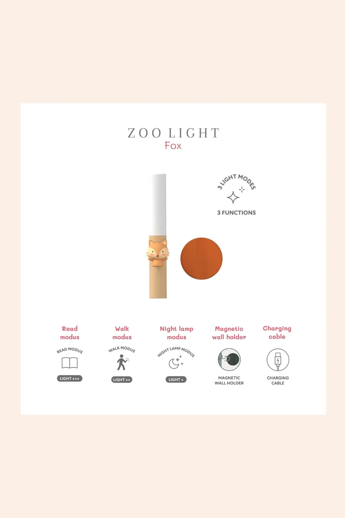 The Zoo Family - Zoo Light - Fox - Image 3